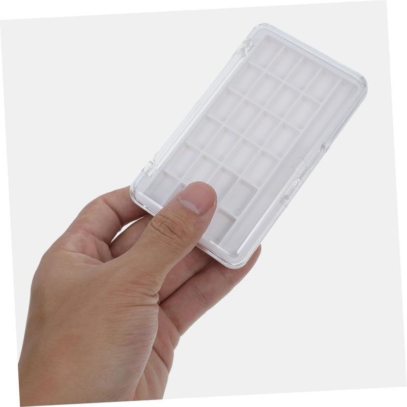 Healeved 2pcs Makeup Organizer Empty Eyeshadow Palette Box for Blush Empty Storage - Image 4