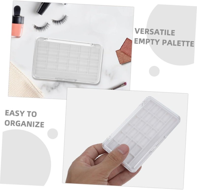 Healeved 2pcs Makeup Organizer Empty Eyeshadow Palette Box for Blush Empty Storage - Image 3