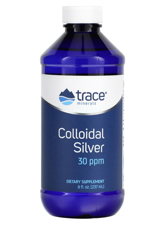 Trace Minerals Colloidal Silver 30 ppm 8 fl oz (237 ml)