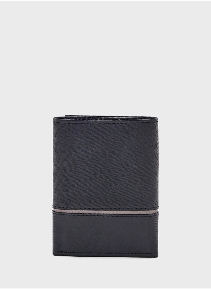 روبرت وود Genuine Leather Tri Fold Wallet