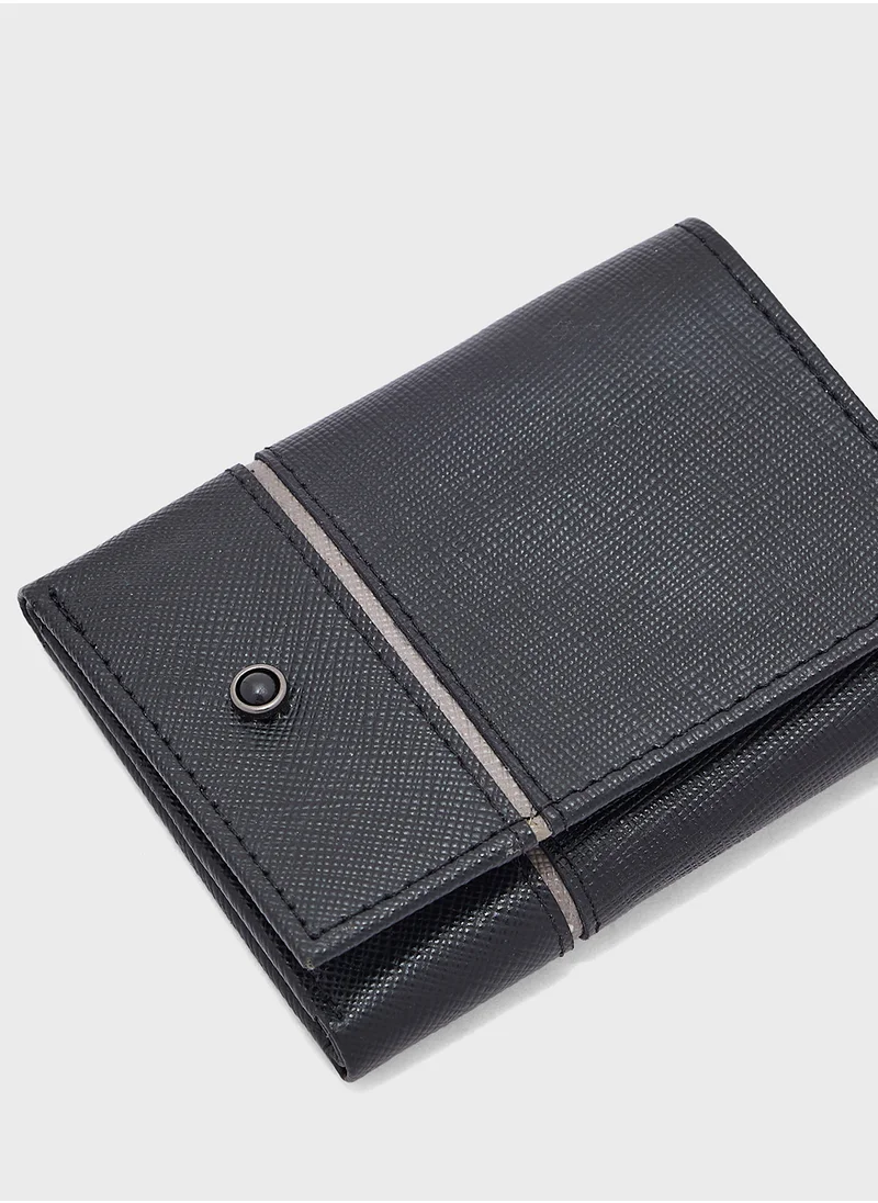 روبرت وود Genuine Leather Tri Fold Wallet