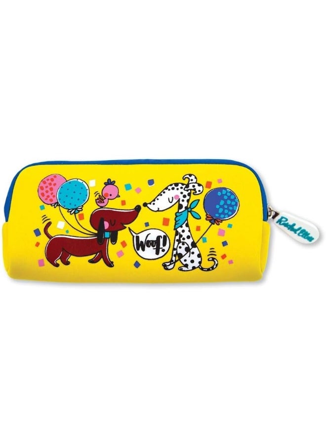 Rachel Ellen Rachel Ellen Neoprene Pencil Case, Dogs & Cats  - Image 1