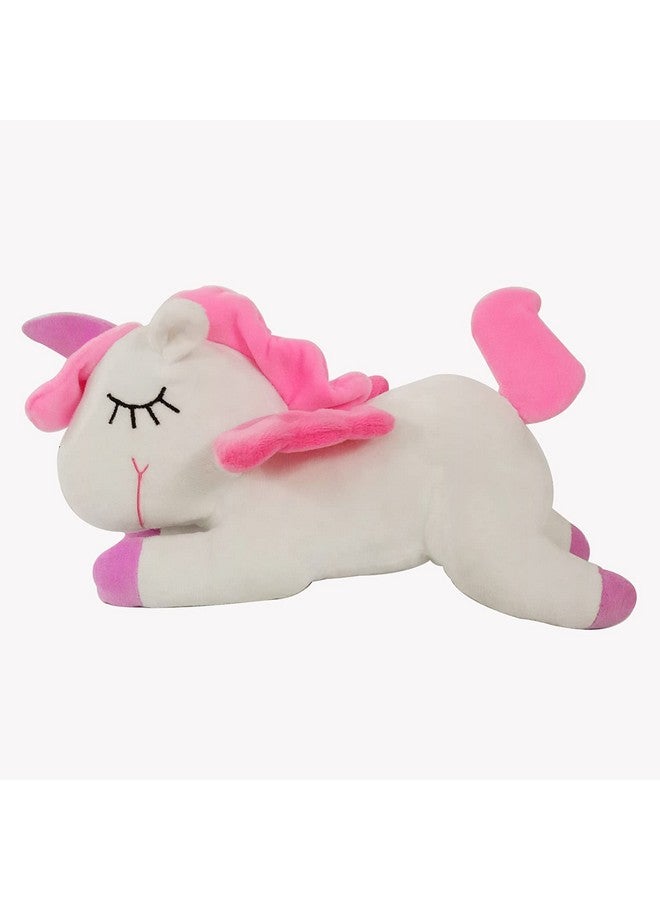 ويبي لعبة ويبي المضحكة المحشوة على شكل وحيد القرن، وردية اللون، 30 سم - Image 5