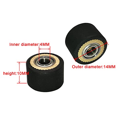 MCWlaser 5pcs HQ Pinch Roller for Roland GCC LiYu RABIT Pcut Mimaki Graphtec Iolion Cutter Plotter 4x10x14 - Image 2