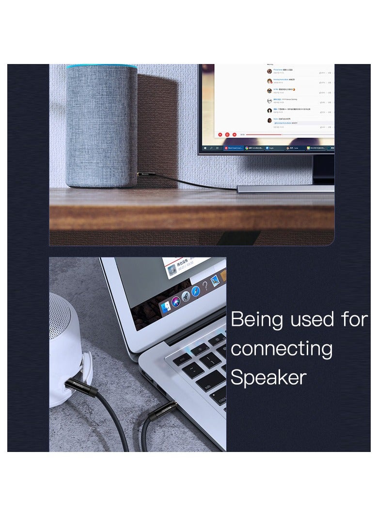 Yesido YAU14 1m Nylon Braided 3.5Mm To 3.5Mm Jack plug Speakers Music Connection Aux Auxiliar Audio Cable - Image 2