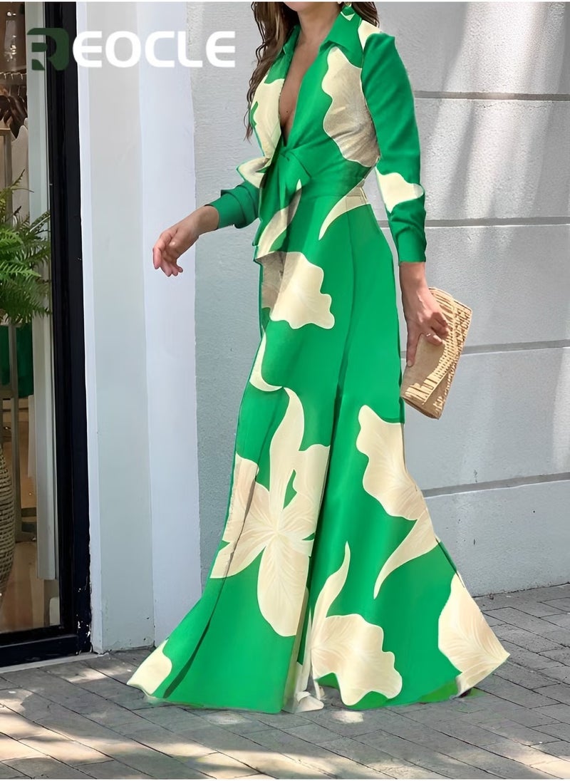 ريوكل بذلة عصرية ذات أرجل واسعة - Image 2