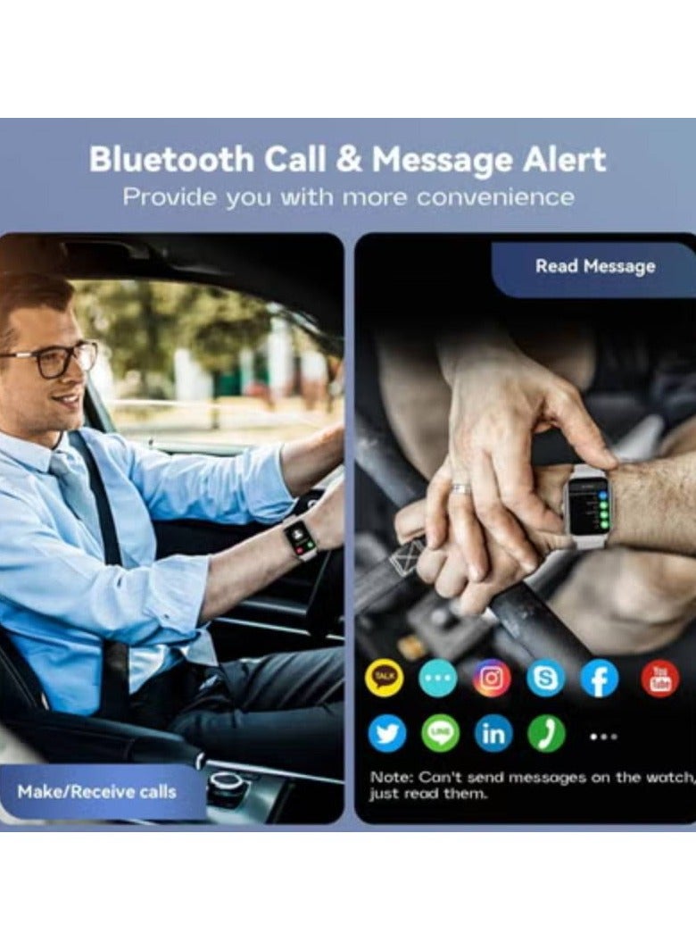 Smartwatch Blood Glucose Monitor for Men and Women Health and Fitness Watch with Sleep and Pressure Tracker for Android and iOS - Image 5