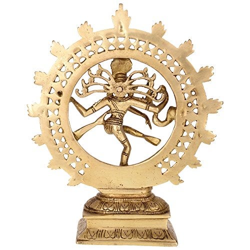 Idol Collections Natraj Brass Idol Dancing Shiva Figurine Statues, Height : 10 inch I Home Decor - Image 3