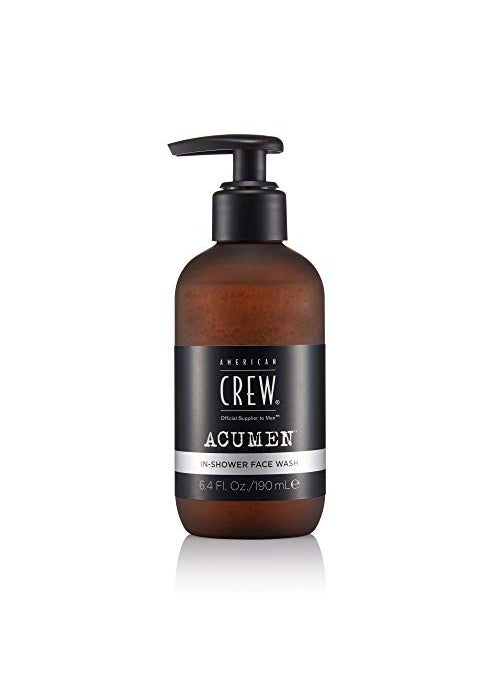 AMERICAN CREW American Crew Men's Face Wash, In-Shower Facial Wash, Oil-Free, Removes Excess Oil & Dirt, 6.4 Fl Oz 