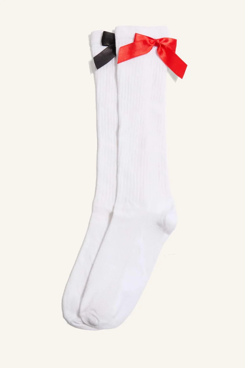 DeFacto Girl 2 Piece Cotton Knee High Socks