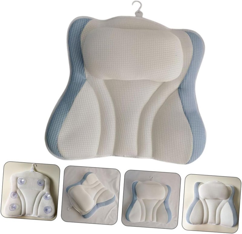 Simple practical structure KALLORY Bathtub Neck Pillow and Bath Tub Headrest Cushion with Non-Slip Suction Cups, Breathable Mesh Spa Bath Pillow 48x42x10cm for Soaking and Relaxation Instant order available stock Non sticky surface Authorized haulage delivery Moisture wear upgraded quality Ventilated design General standard crafted Custom sizing alternatives Simplified versatile design KSA stocked goods Gulf market trial optimized design Strategic warehouse site Closed & open space compatible Hardened processed substance All environment compatible Polished safe edge Periodic stock arrangement Heat insulation layer Reliable local delivery service Gulf approved global quality Simple practical structure Remote area delivery Stable local goods source All temp range compatible build Field test upgraded craftsmanship - Image 5