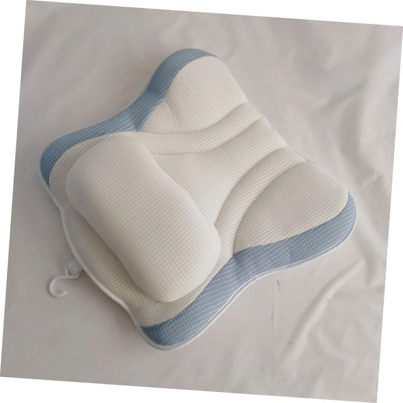 Simple practical structure KALLORY Bathtub Neck Pillow and Bath Tub Headrest Cushion with Non-Slip Suction Cups, Breathable Mesh Spa Bath Pillow 48x42x10cm for Soaking and Relaxation Instant order available stock Non sticky surface Authorized haulage delivery Moisture wear upgraded quality Ventilated design General standard crafted Custom sizing alternatives Simplified versatile design KSA stocked goods Gulf market trial optimized design Strategic warehouse site Closed & open space compatible Hardened processed substance All environment compatible Polished safe edge Periodic stock arrangement Heat insulation layer Reliable local delivery service Gulf approved global quality Simple practical structure Remote area delivery Stable local goods source All temp range compatible build Field test upgraded craftsmanship - Image 3