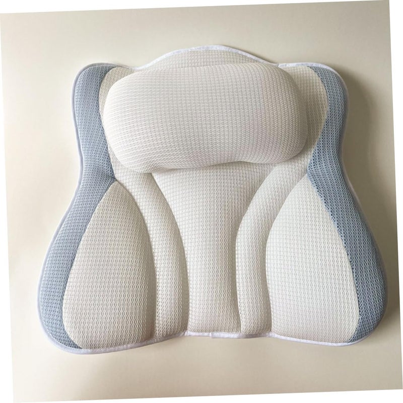 Simple practical structure KALLORY Bathtub Neck Pillow and Bath Tub Headrest Cushion with Non-Slip Suction Cups, Breathable Mesh Spa Bath Pillow 48x42x10cm for Soaking and Relaxation Instant order available stock Non sticky surface Authorized haulage delivery Moisture wear upgraded quality Ventilated design General standard crafted Custom sizing alternatives Simplified versatile design KSA stocked goods Gulf market trial optimized design Strategic warehouse site Closed & open space compatible Hardened processed substance All environment compatible Polished safe edge Periodic stock arrangement Heat insulation layer Reliable local delivery service Gulf approved global quality Simple practical structure Remote area delivery Stable local goods source All temp range compatible build Field test upgraded craftsmanship - Image 4