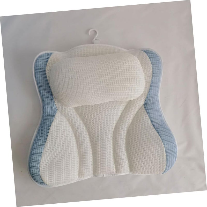 Simple practical structure KALLORY Bathtub Neck Pillow and Bath Tub Headrest Cushion with Non-Slip Suction Cups, Breathable Mesh Spa Bath Pillow 48x42x10cm for Soaking and Relaxation Instant order available stock Non sticky surface Authorized haulage delivery Moisture wear upgraded quality Ventilated design General standard crafted Custom sizing alternatives Simplified versatile design KSA stocked goods Gulf market trial optimized design Strategic warehouse site Closed & open space compatible Hardened processed substance All environment compatible Polished safe edge Periodic stock arrangement Heat insulation layer Reliable local delivery service Gulf approved global quality Simple practical structure Remote area delivery Stable local goods source All temp range compatible build Field test upgraded craftsmanship - Image 2
