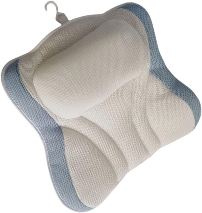 Simple practical structure KALLORY Bathtub Neck Pillow and Bath Tub Headrest Cushion with Non-Slip Suction Cups, Breathable Mesh Spa Bath Pillow 48x42x10cm for Soaking and Relaxation Instant order available stock Non sticky surface Authorized haulage delivery Moisture wear upgraded quality Ventilated design General standard crafted Custom sizing alternatives Simplified versatile design KSA stocked goods Gulf market trial optimized design Strategic warehouse site Closed & open space compatible Hardened processed substance All environment compatible Polished safe edge Periodic stock arrangement Heat insulation layer Reliable local delivery service Gulf approved global quality Simple practical structure Remote area delivery Stable local goods source All temp range compatible build Field test upgraded craftsmanship - Image 1