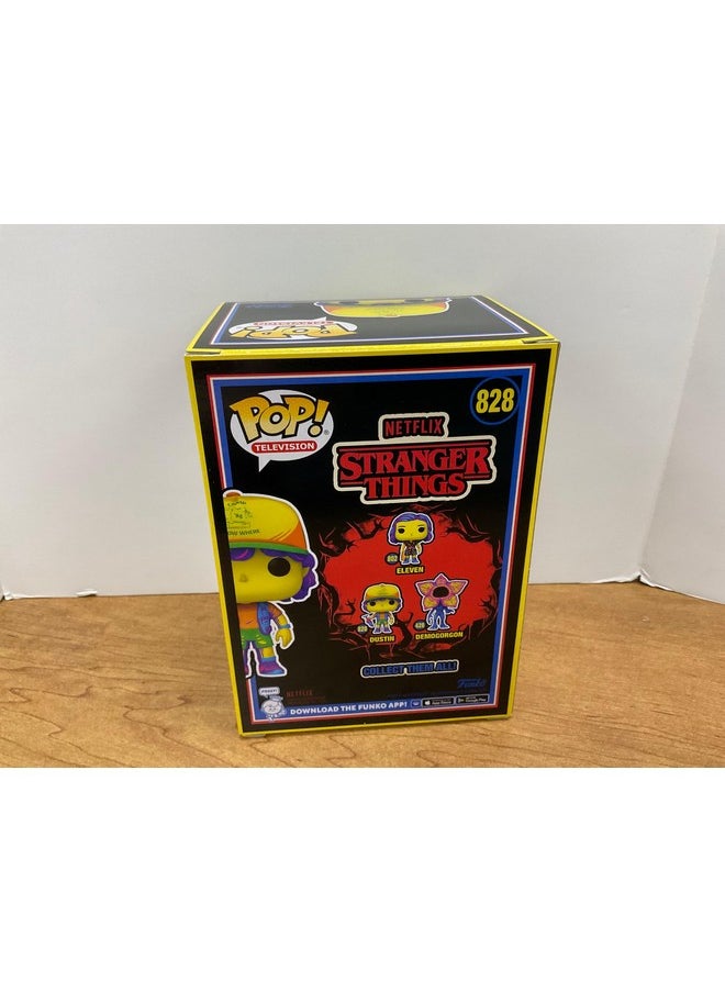 Funko Funko Stranger Things Dustin Beef Tee Black Light GITD Glow in The Dark Special Edition POP Television #828 Vinyl Figure  - Image 2