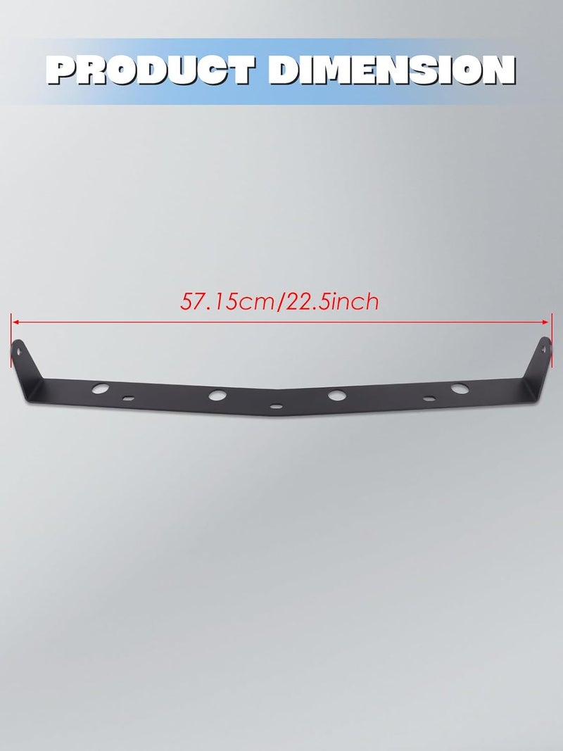 ADTOPI Lower Bumper Insert Light Bar Mount Bracket for 22 Inch LED Light Bar - Compatible with 2007-2013 Chevy Silverado 1500 & 2007-2010 Silverado 2500 - Image 5