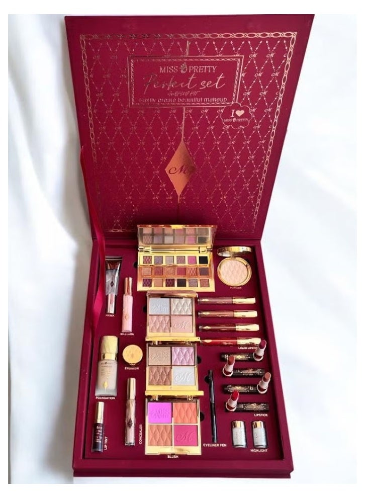 MISS PRETTY The new Miss Pretty Perfect Top makeup box in charming and attractive colors - Image 1