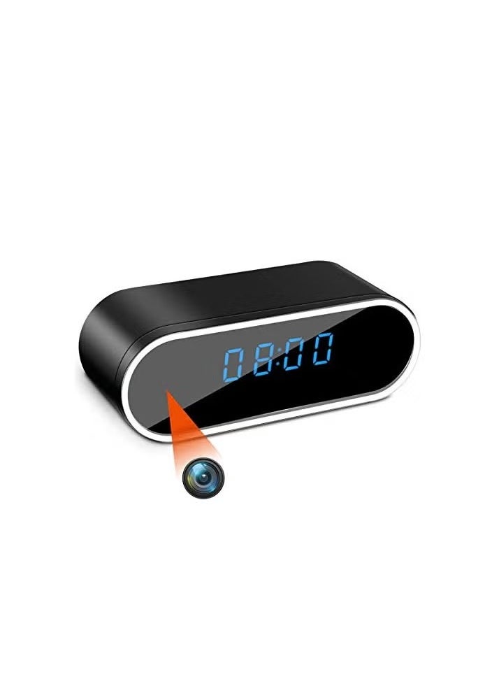 Generic Wifi Digital Clock With Camera Black  - Image 1