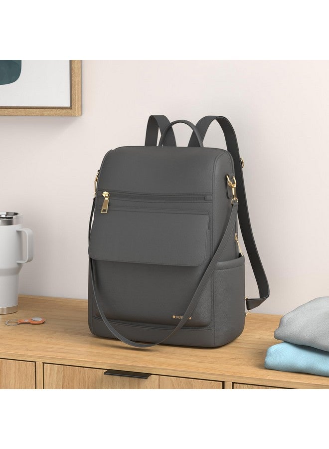 NUBILY Backpack Purse for Women Leather Anti-Theft Mini Backpack Fashion Designer Handbag Convertible Travel Bag Ladies Shoulder Bags, Black - Image 1