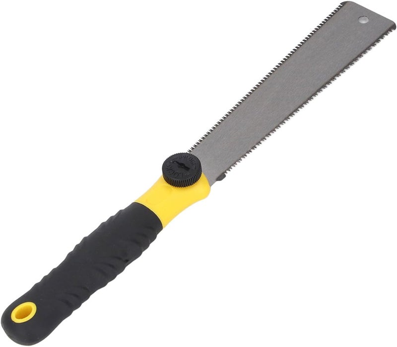 Multi Blades Hand Saw, Japanese Double Sided Pull Saw with TPR Handle, 14/17 TPI Hardened Steel Blades for Woodworking, Flush Cuts and Precision Finishing - Image 2