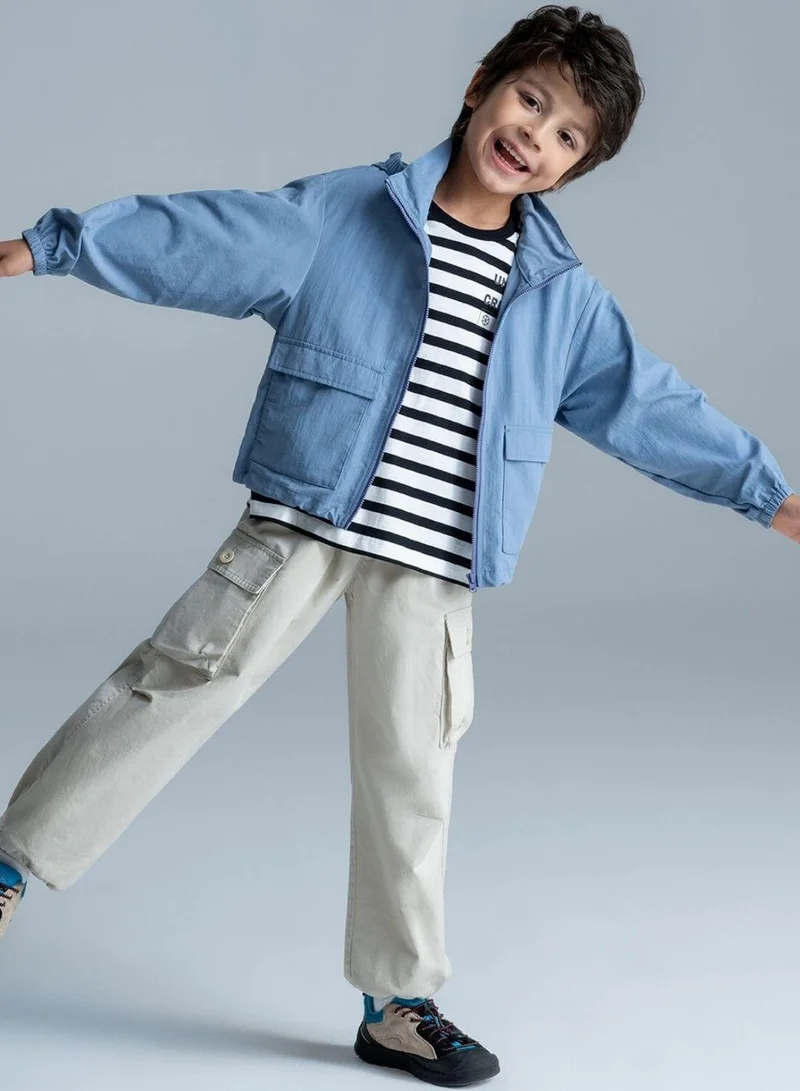 GIORDANO Kids' Pants: Relax Straight Fit, Soft Cotton Twill