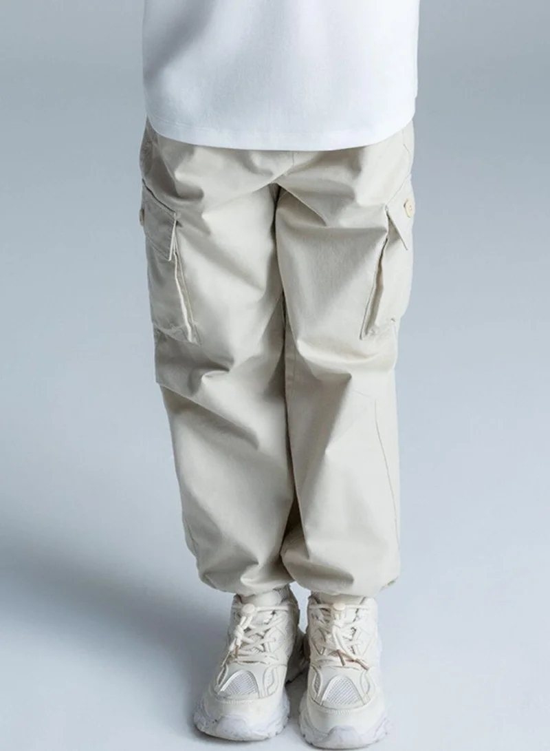 GIORDANO Kids' Pants: Relax Straight Fit, Soft Cotton Twill