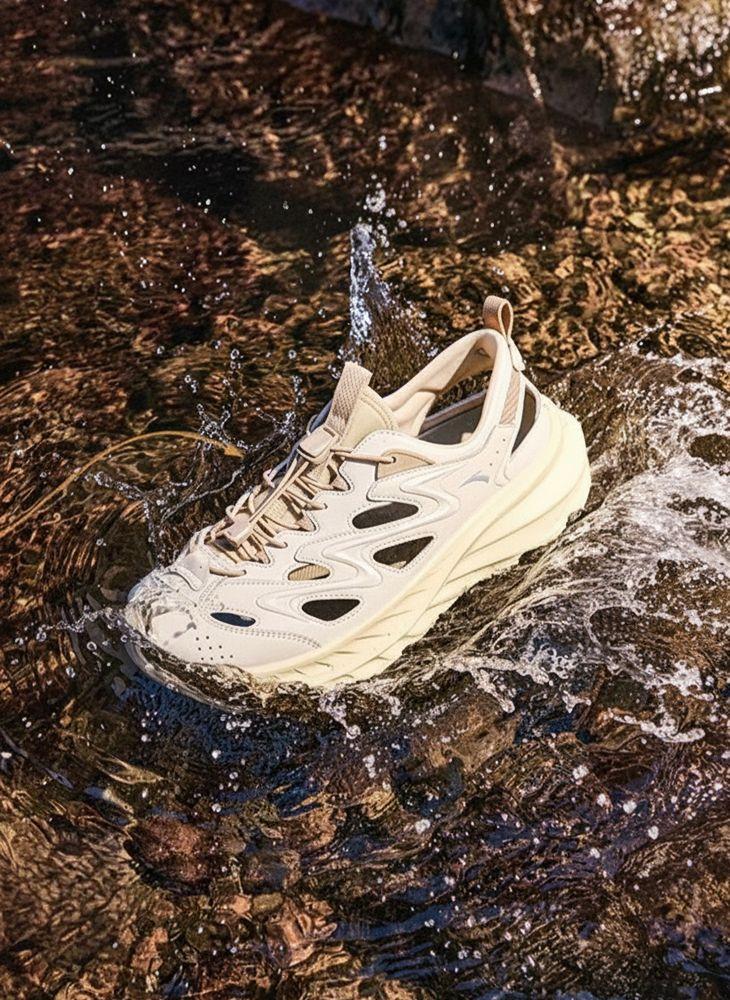 ANTA صنادل أنتا للرجال رمادي - أسلوب حياة - Image 1