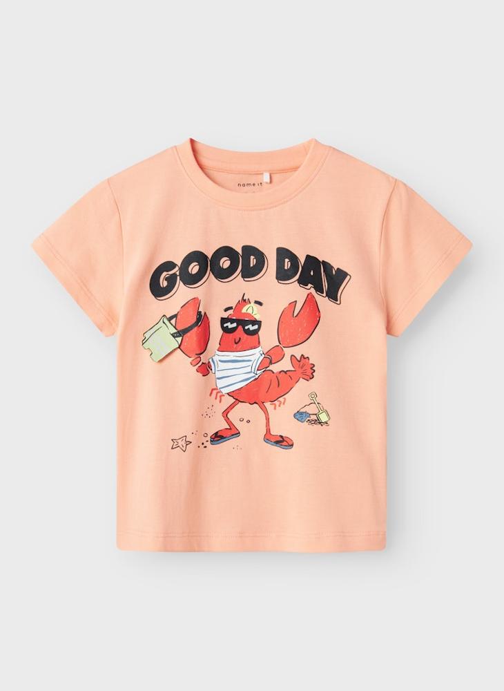 NAME IT Kids Graphic Crew Neck T-Shirt  - Image 1