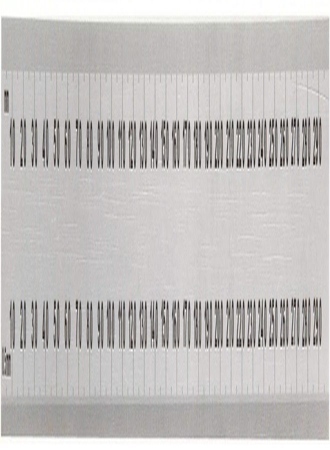 Mitutoyo 182-131, Steel Rule, 300mm (1mm, 0.5mm, 1mm, 0.5mm), 3/64" Thick X 25mm Wide, Satin Chrome Finish Tempered Stainless Steel - Image 2
