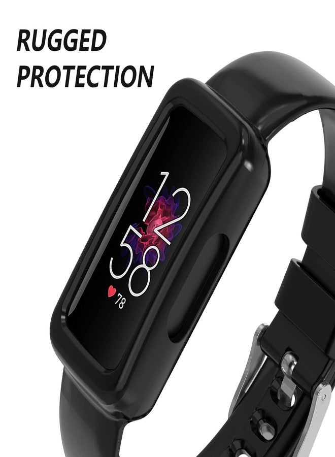MYSNBKN Watch Band Compatible with Fitbit Inspire 2 for Women Men, Clear Wristband with Built-in Protective Case Replacement for Fitbit Inspire/Inspire HR/Ace 2/Ace3 - Image 4