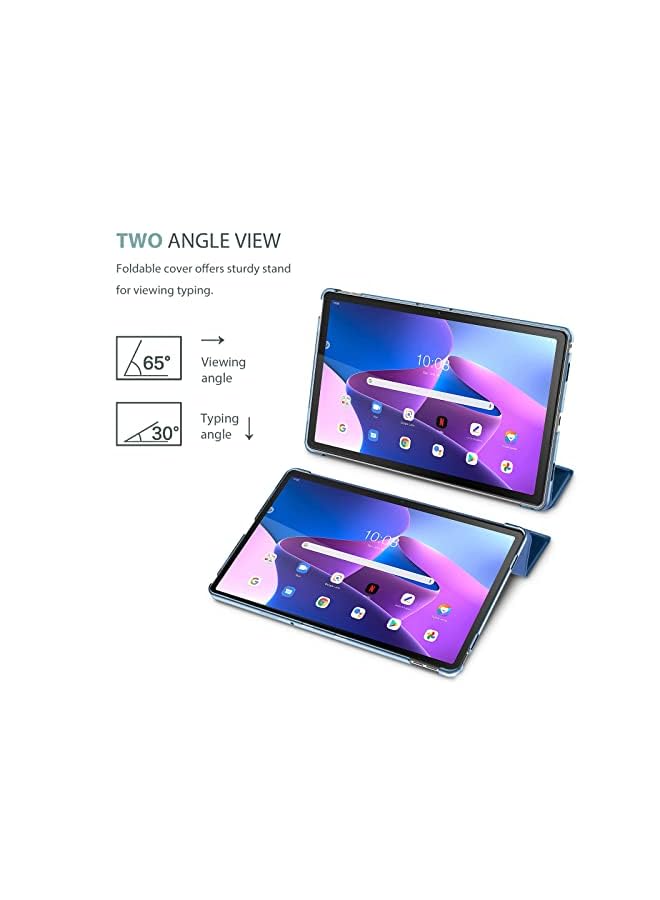 Procases For Lenovo Tab M10 Plus Case 10.6 Inch 2022 3Rd Gen, Slim Stand Hard Back Shell Protective Smart Cover Case For Lenovo Tab M10 Plus 10.6" 2022 Release -Blue - Image 5