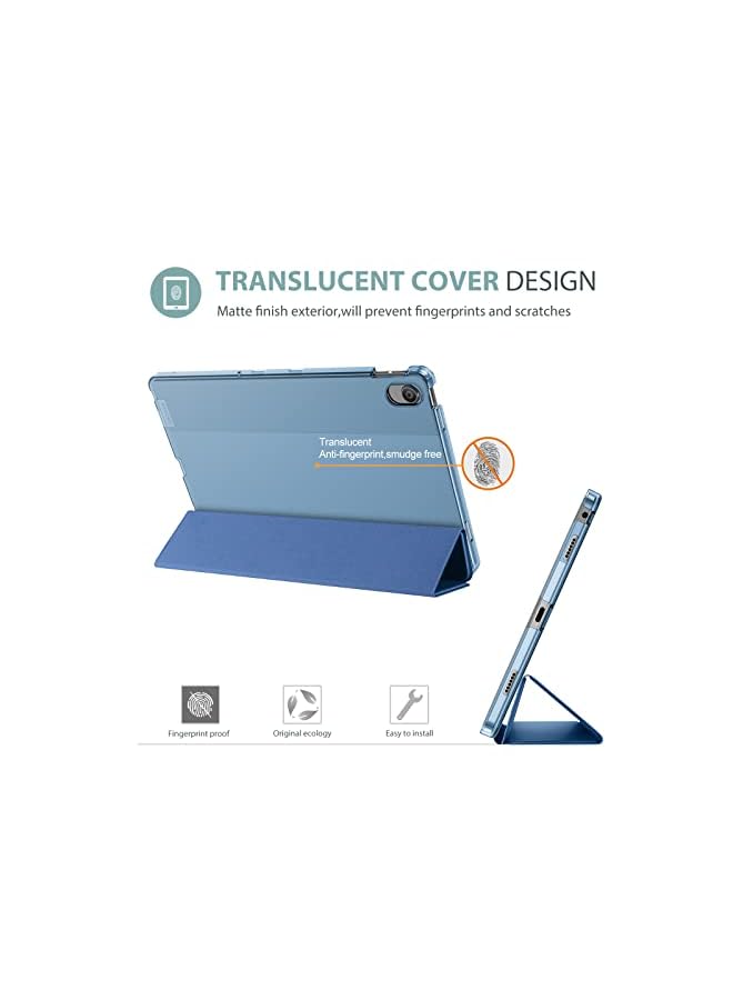 Procases For Lenovo Tab M10 Plus Case 10.6 Inch 2022 3Rd Gen, Slim Stand Hard Back Shell Protective Smart Cover Case For Lenovo Tab M10 Plus 10.6" 2022 Release -Blue - Image 4