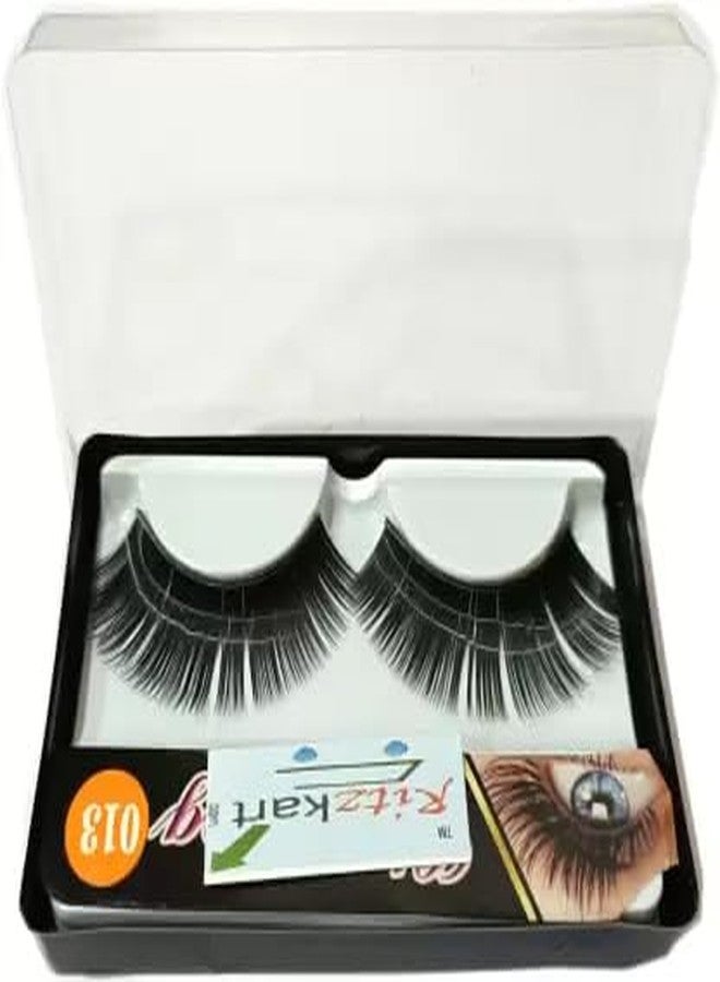 Ritzkart Enhance Your Look with 1 Pair of Natural Sparse Cross Eye Lashes - Style 013 - Image 1