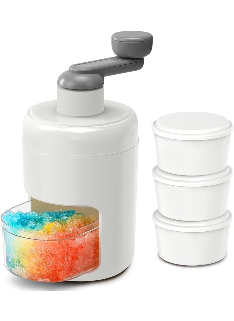 Lufarp Lufarp Manual Shaved Ice Machine Snow Cone Machine Crushed Ice Maker Suitable for Smoothies Cocktails Ice Cream With Ice Box Portable Ice Maker  - Image 1
