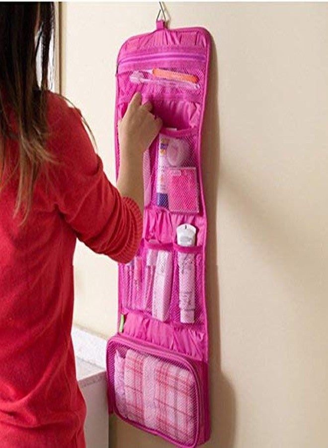 Wolblix Multifunctional Travel Makeup Cosmetic Case Organizer Bag, Hanging Toiletry Bag for Women & Men Shaving Kit Organizer Bag - Image 5