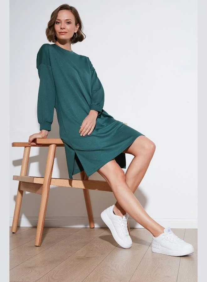 Lela Lela Modest OYSHO Fabric Relaxed Fit Slit Tunic Women's TUNIC 5865878