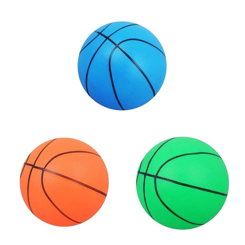 Gmefvr Basket Beech Ball Silicon Rubber Balloon Basketball Ball Multi Color Size 4 With Air Feeling Needle (2) - Image 5