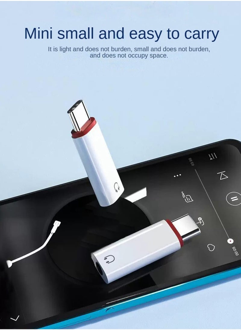 الفضاء الرقمي محول USB C إلى 3.5 ملم DAC لسماعات الرأس متوافق مع iPhone 16 Pro Max/Plus، Galaxy S23/S22 Ultra، iPad Pro، Pixel  - Image 3