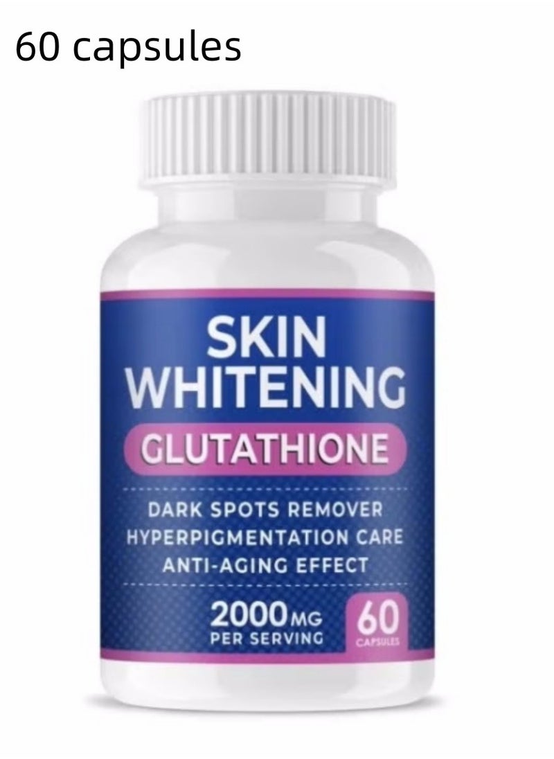 SKIN Whitening Glutathione Capsules Whitening Capsules 60 Capsules 2000 Mg  - Image 1