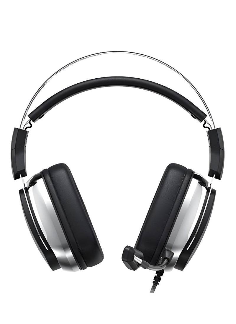 Generic HAVIT H2018U USB 7.1 Gaming Headphone with RGB Lighting and 3D Surround Sound - 50mm Speaker - Black  - Image 4