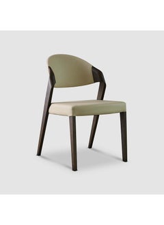 AL HUZAIFA FURNITURE American Athena Ashwood And PVC Dining Chair  - Image 1