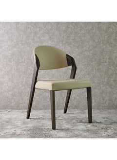 AL HUZAIFA FURNITURE American Athena Ashwood And PVC Dining Chair  - Image 2