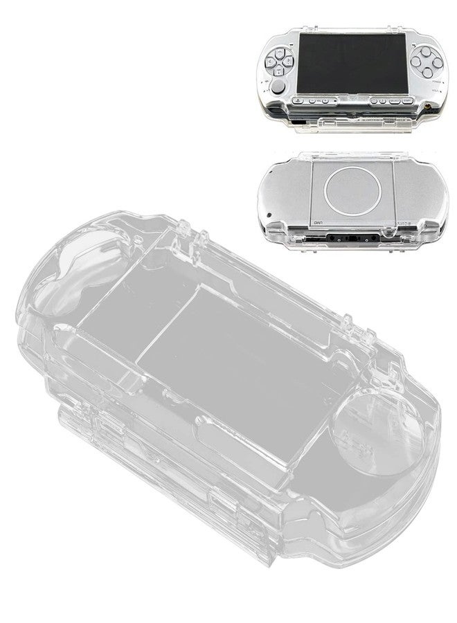 Pomya Protective Shell, for PSP 2000 3000 Game Console, Transparent Crystal Protective Cover Shell Skin, Full Housing Case with Movie Bracket, Shock/Scratch Resistant - Image 5