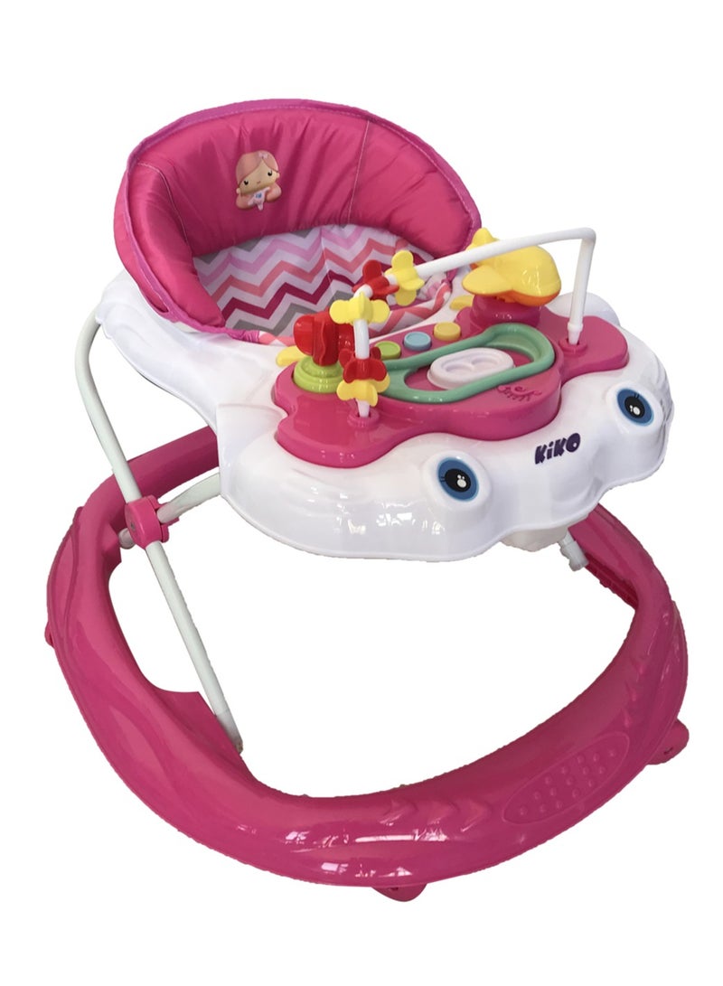 Kiko Baby Walker With Toys - Pink - Image 1