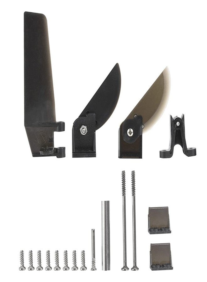 Shanrya Rc Boat Parts, Rc Boat Parts Steering Tail Rudder Parts Turn Fin Assembly Parts Accessory Tail Rudder Parts for FT012 Rc Rudder Boat Parts - Image 3
