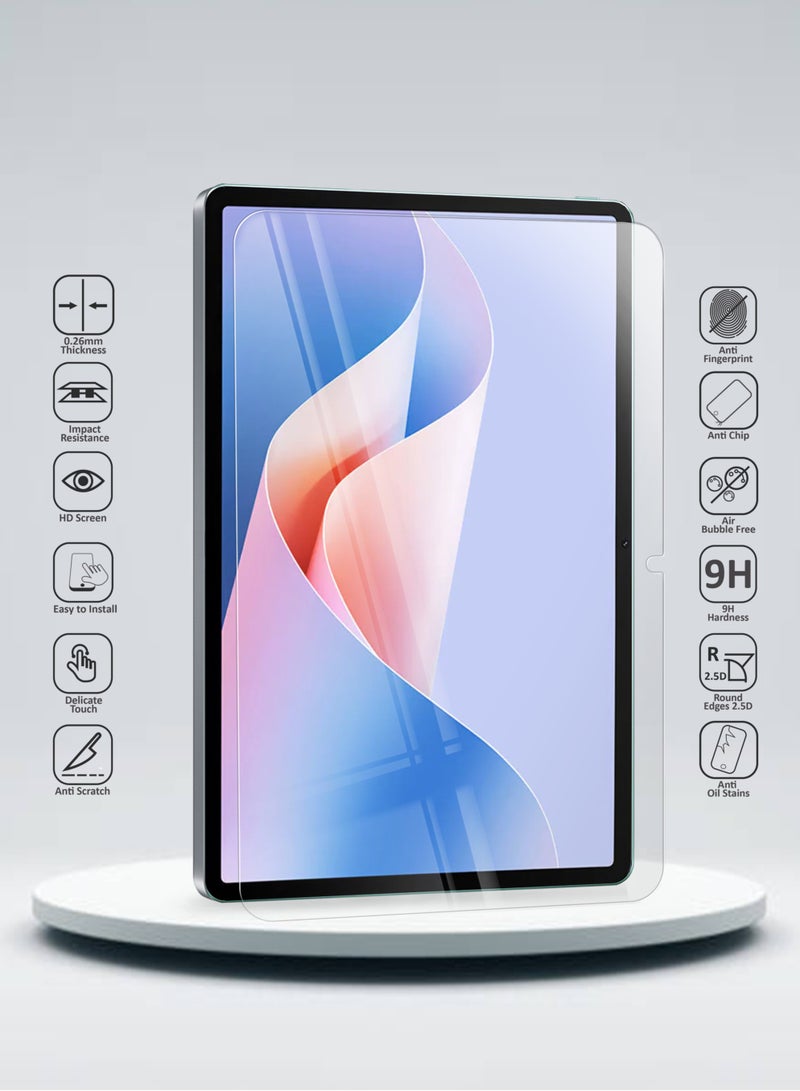 دبليو تيك واقي شاشة من الزجاج المقوى بحواف منحنية من سلسلة بريميوم لهاتف هواوي ميت باد 11.5 S 2025 مقاس 11.5 بوصة شفاف - Image 2