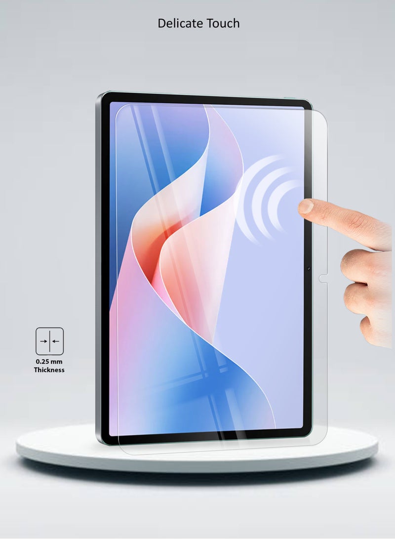 دبليو تيك واقي شاشة من الزجاج المقوى بحواف منحنية من سلسلة بريميوم لهاتف هواوي ميت باد 11.5 S 2025 مقاس 11.5 بوصة شفاف - Image 4