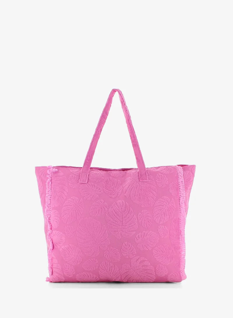 مارينا جالانتي Marina Galanti Women's Lotzorai Terry-Effect Fabric Beach Bag – Fuchsia