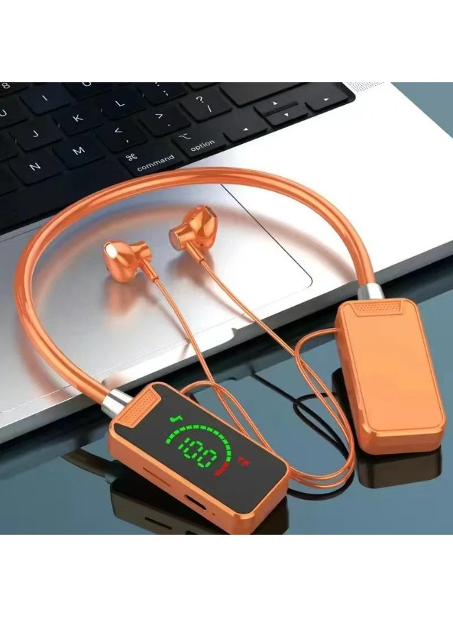 أي بي لونيم Apluynm Neckband Earbuds Wireless Headphones Bluetooth 5 3